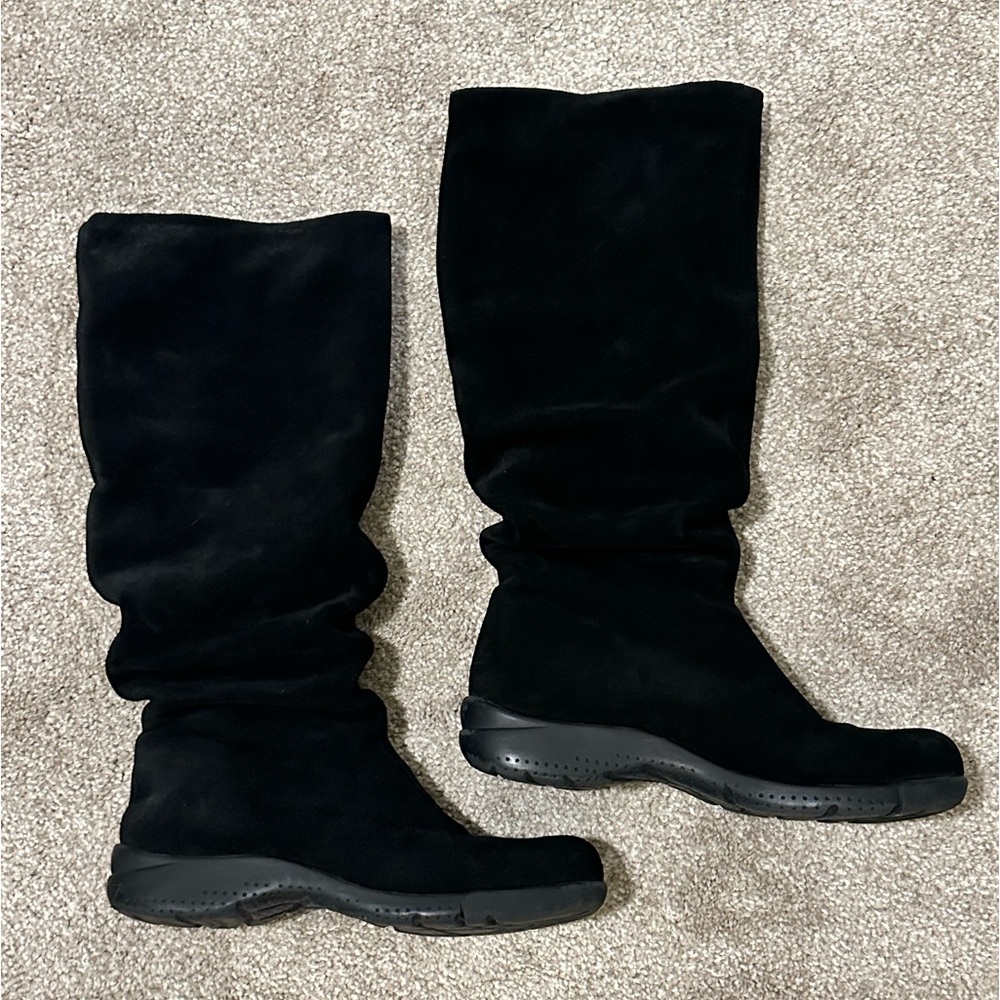 C la Candadienne suede leather boots